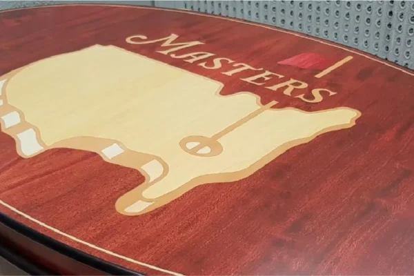 golf masters branded table